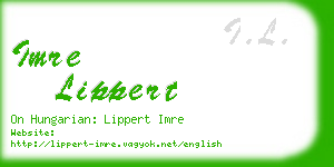 imre lippert business card